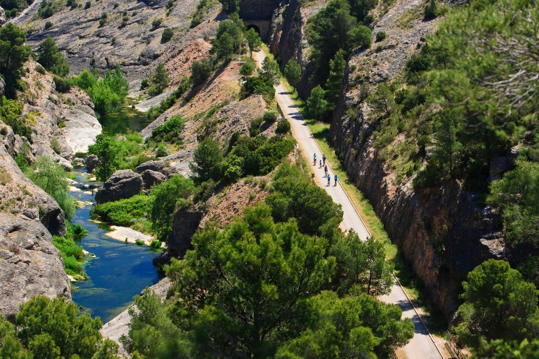 Val de Zafán greenway near the Canaletes river