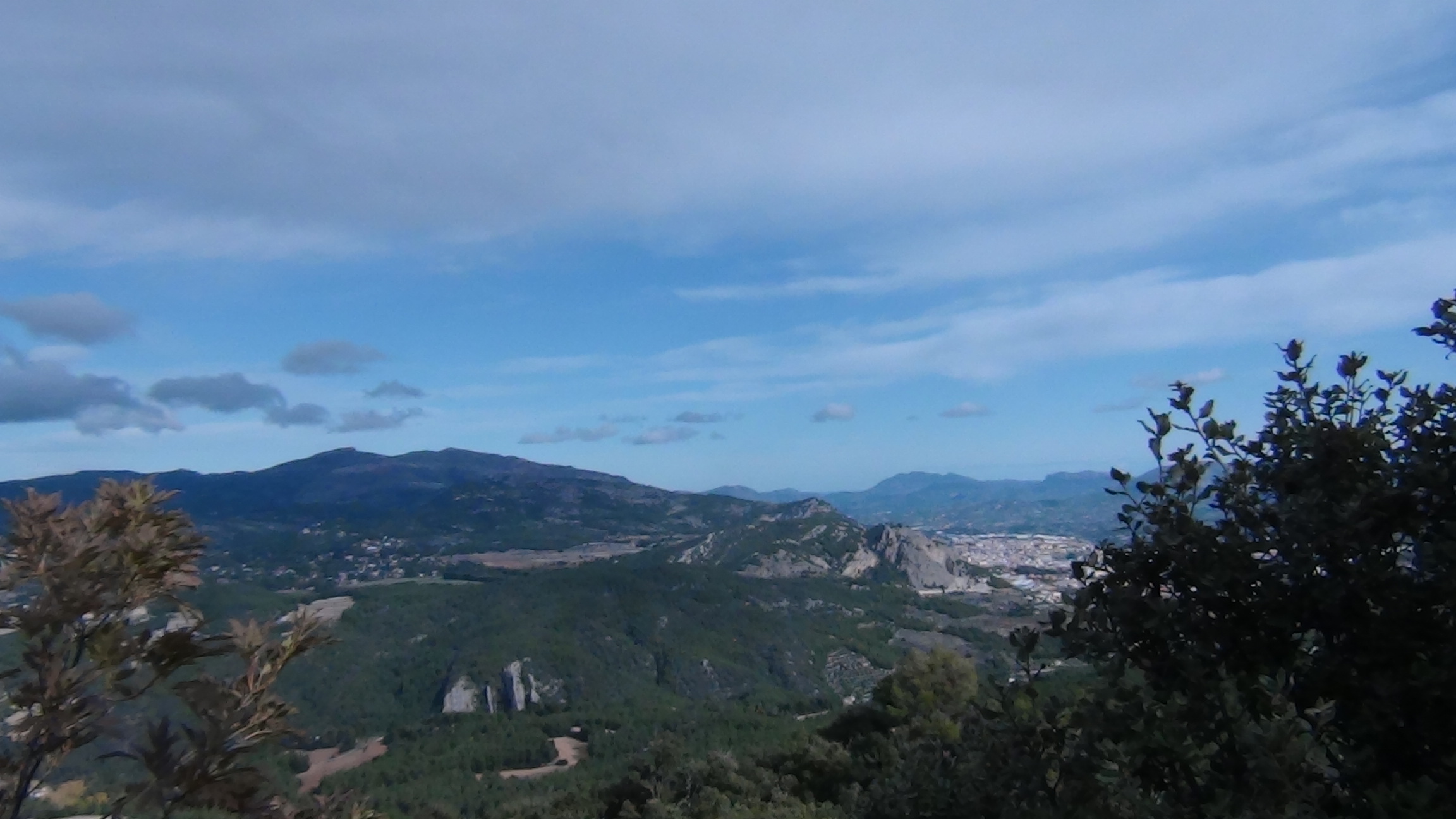 Hills and forest of the Font Roja Natural Park
